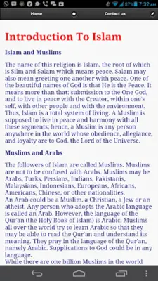 Introduction to Islam android App screenshot 2