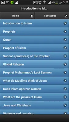 Introduction to Islam android App screenshot 3